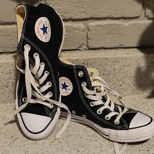 Converse Black and White High-Top Sneakers